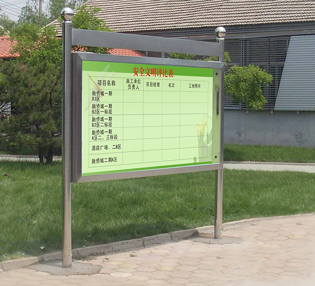不銹鋼廣告牌