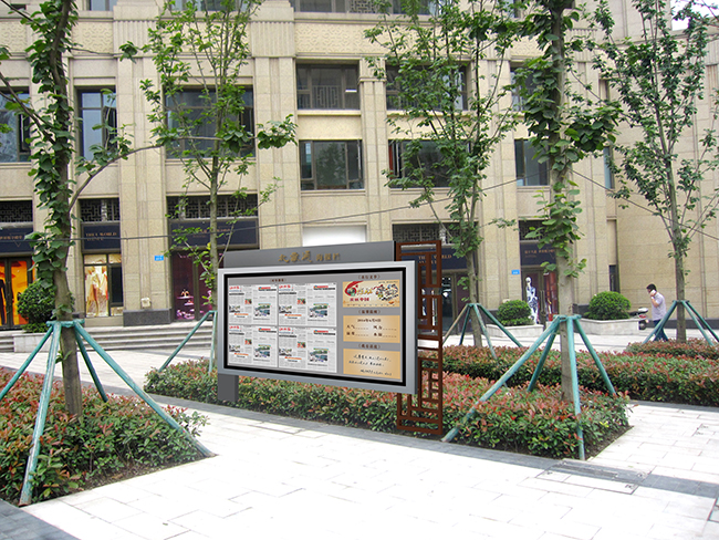 不銹鋼宣傳欄