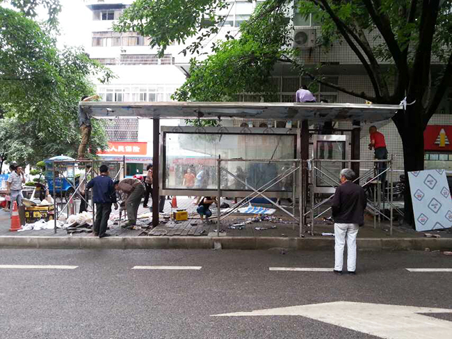 不銹鋼宣傳欄